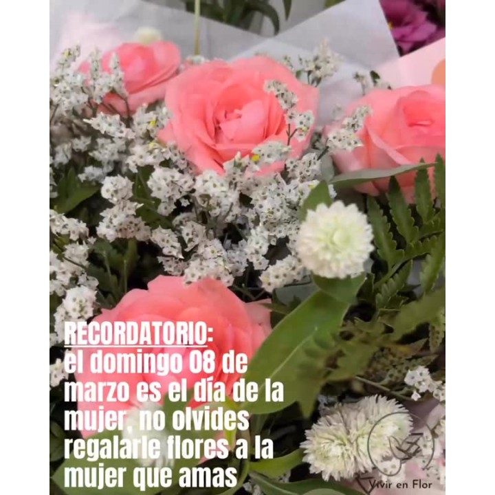 Ramos para fechas especiales: Día de la Madre, de la Mujer y de la Novia