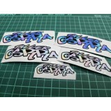 Stickers DTF UV personalizados con nombre