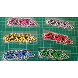 Stickers DTF UV personalizados con nombre