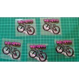 Stickers DTF UV para motos, bicis y talleres