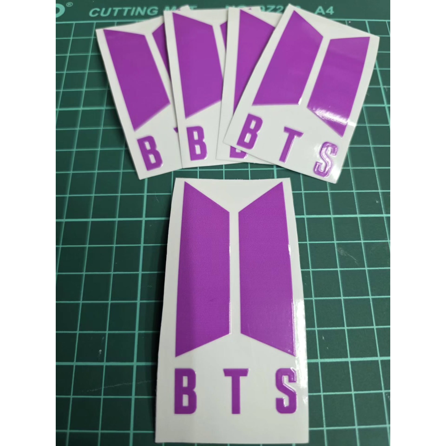 Stickers DTF UV de BTS y K-pop