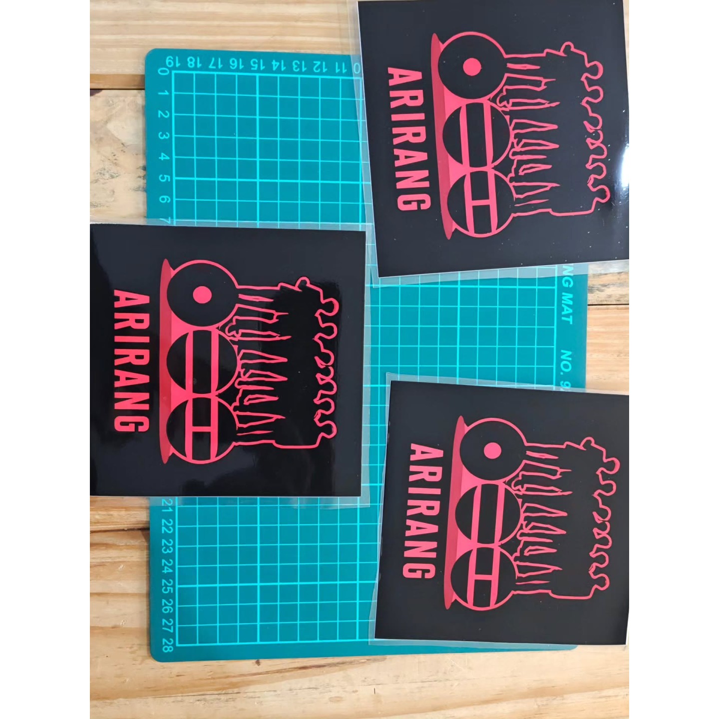Stickers DTF UV de BTS y K-pop