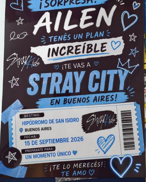 Entradas y tarjetas sorpresa personalizadas