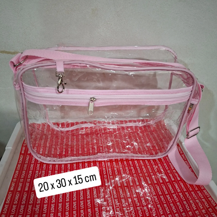 Mochilas, carteras y bolsos transparentes