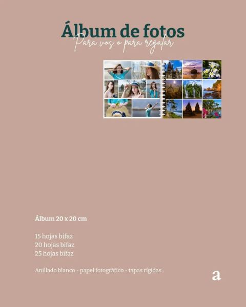 Álbum de fotos personalizado