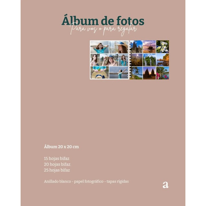 Álbum de fotos personalizado
