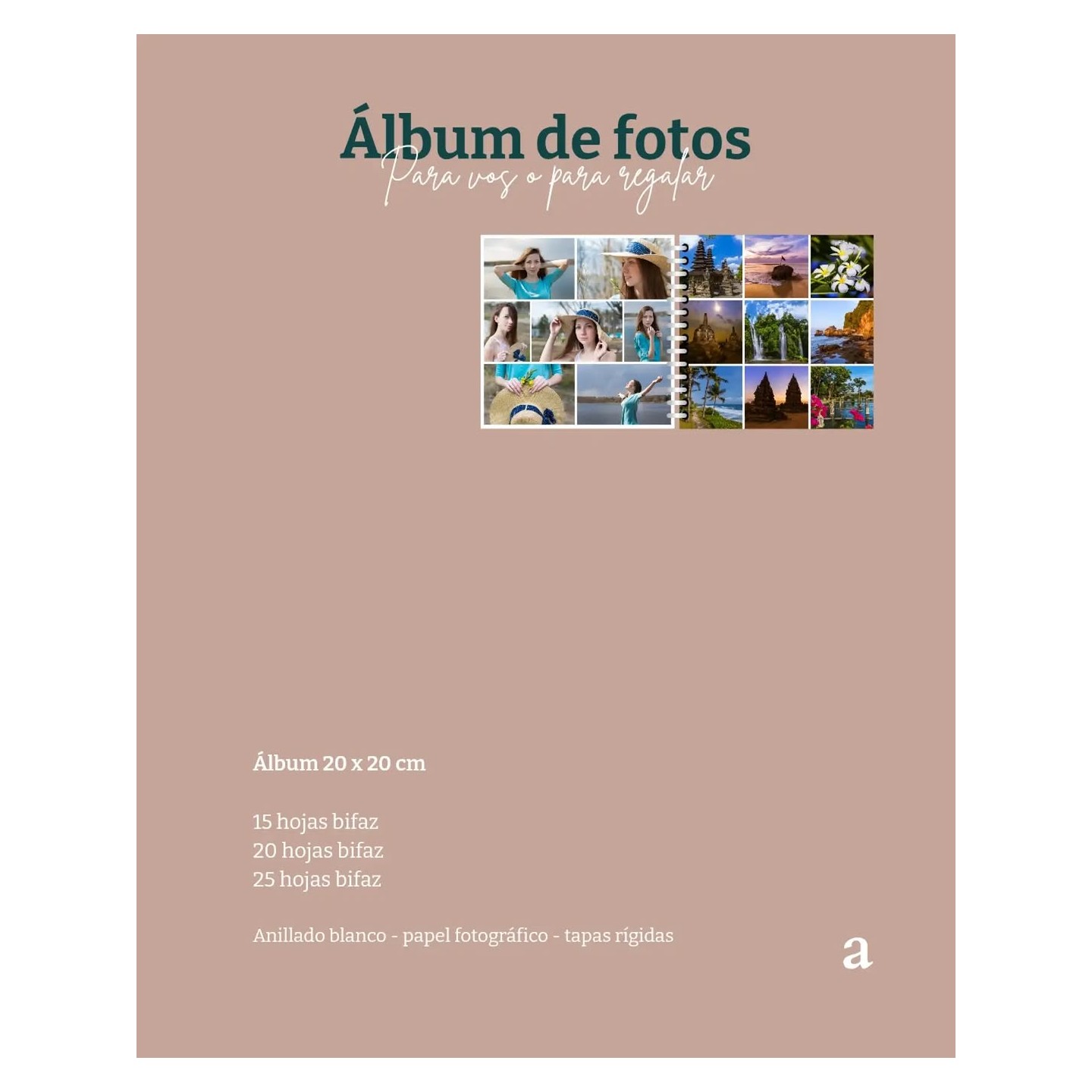 Álbum de fotos personalizado
