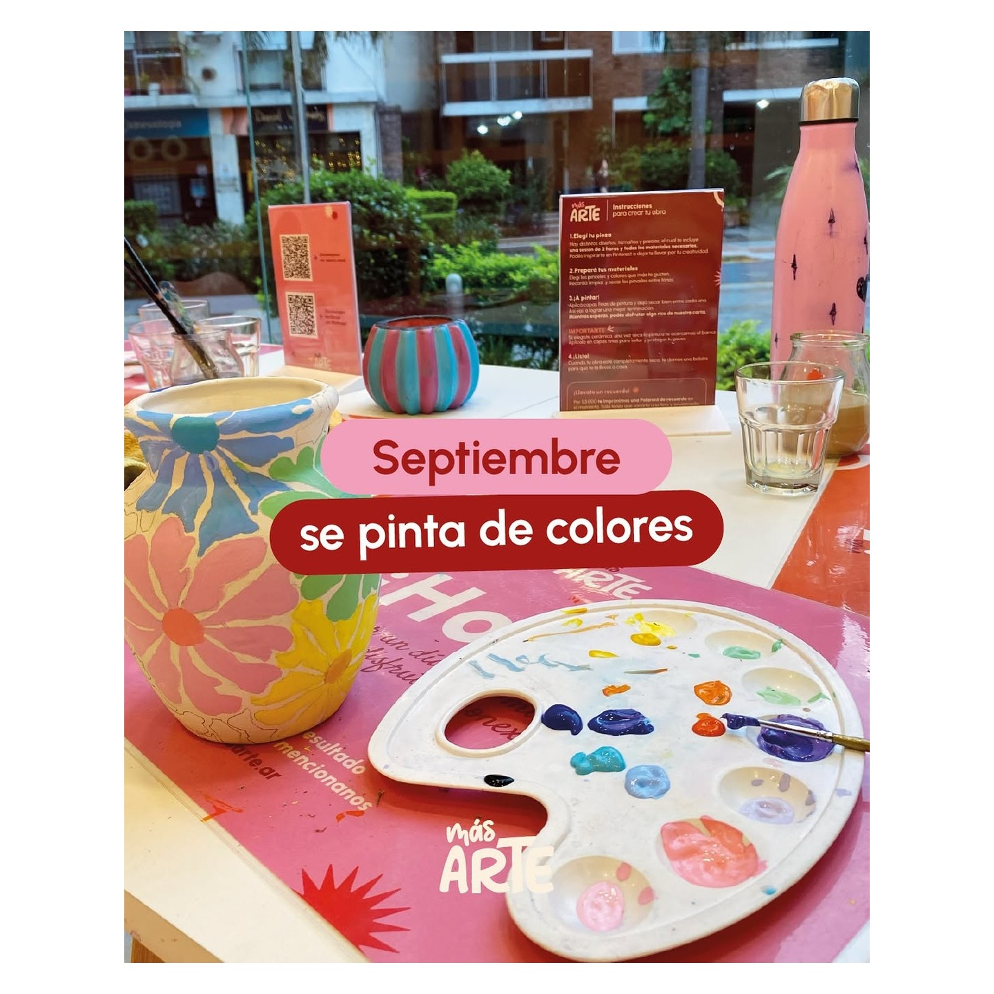 Experiencia de arte y café