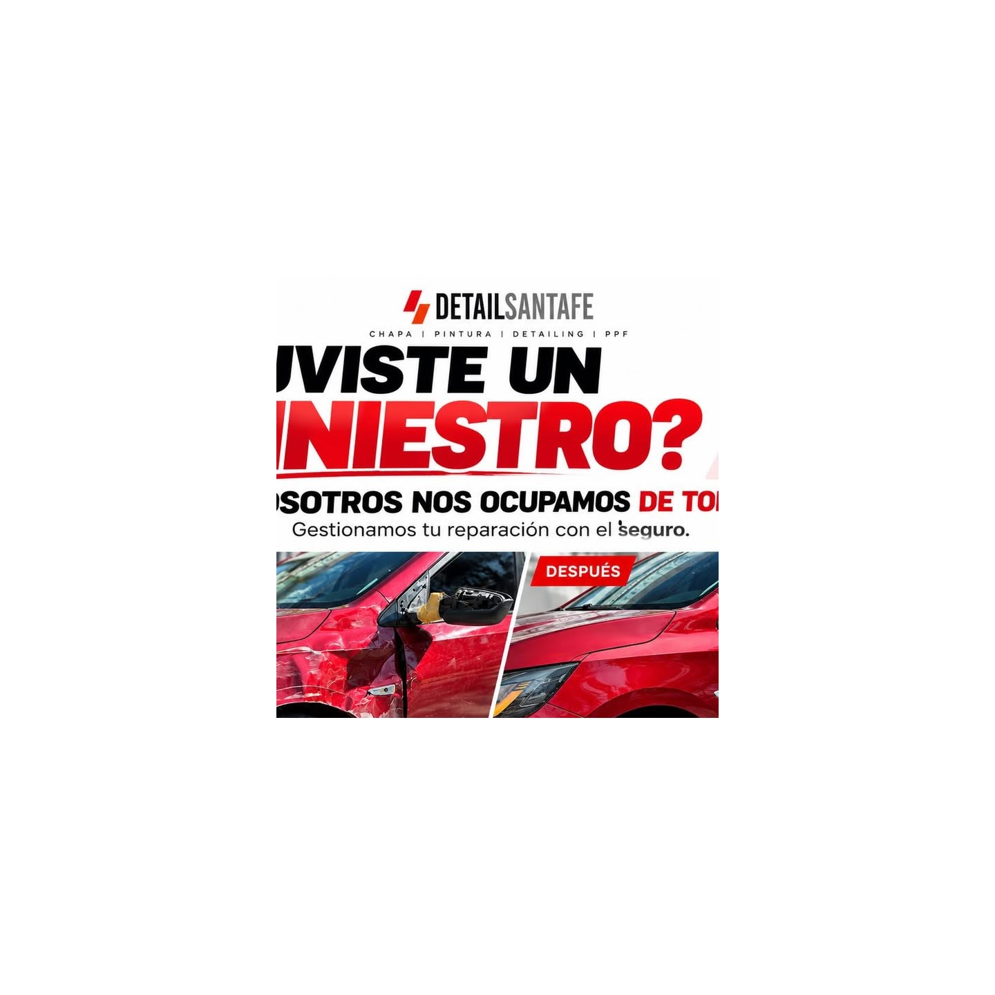 Reparación de siniestros con seguro