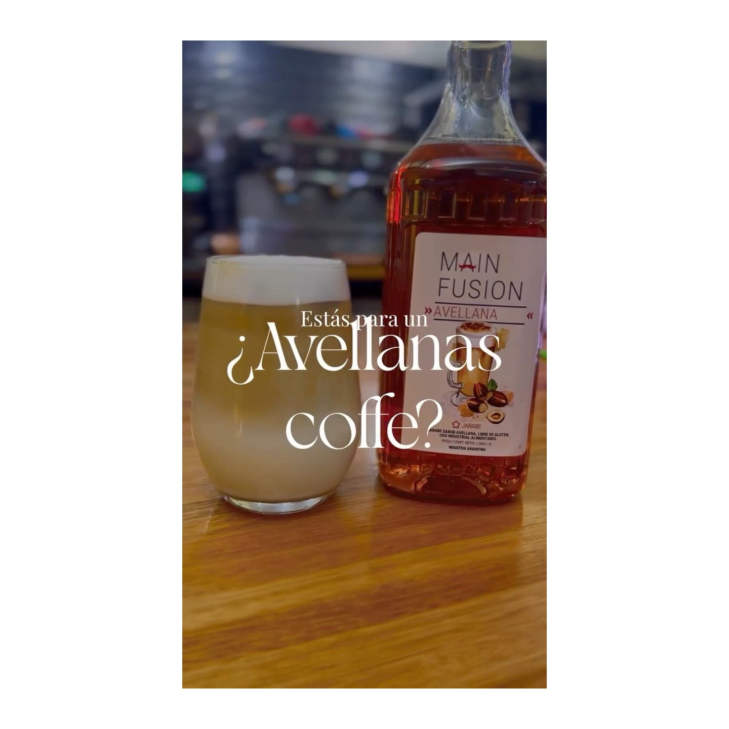 Iced coffee de avellanas