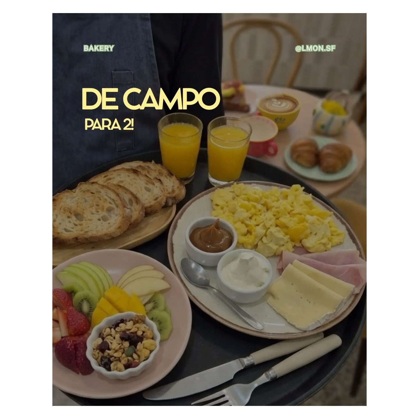 Brunch y merienda para dos
