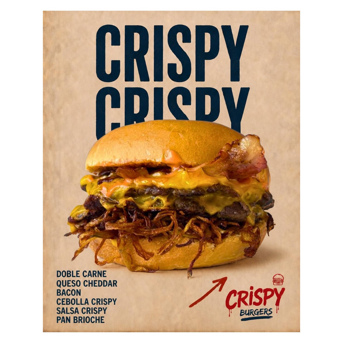 Hamburguesa Crispy