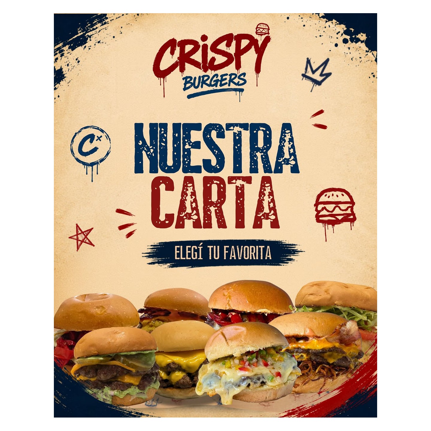 Hamburguesas con extras