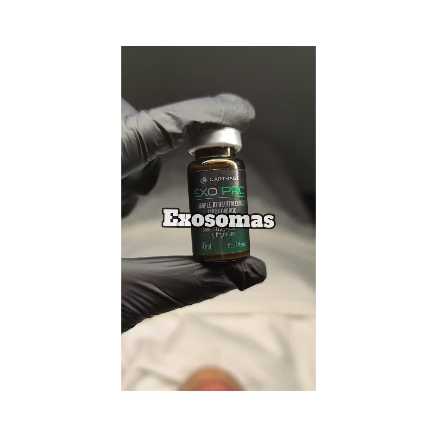 Tratamiento facial con exosomas