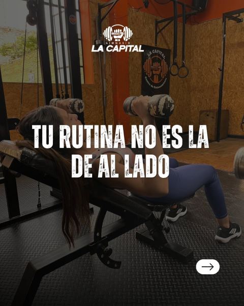 Entrenamiento con rutina personalizada