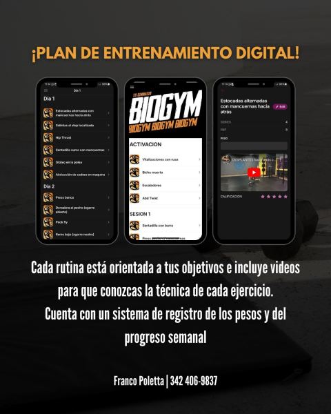 Plan de entrenamiento digital
