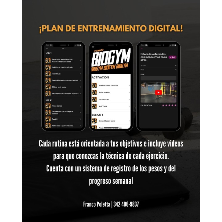 Plan de entrenamiento digital