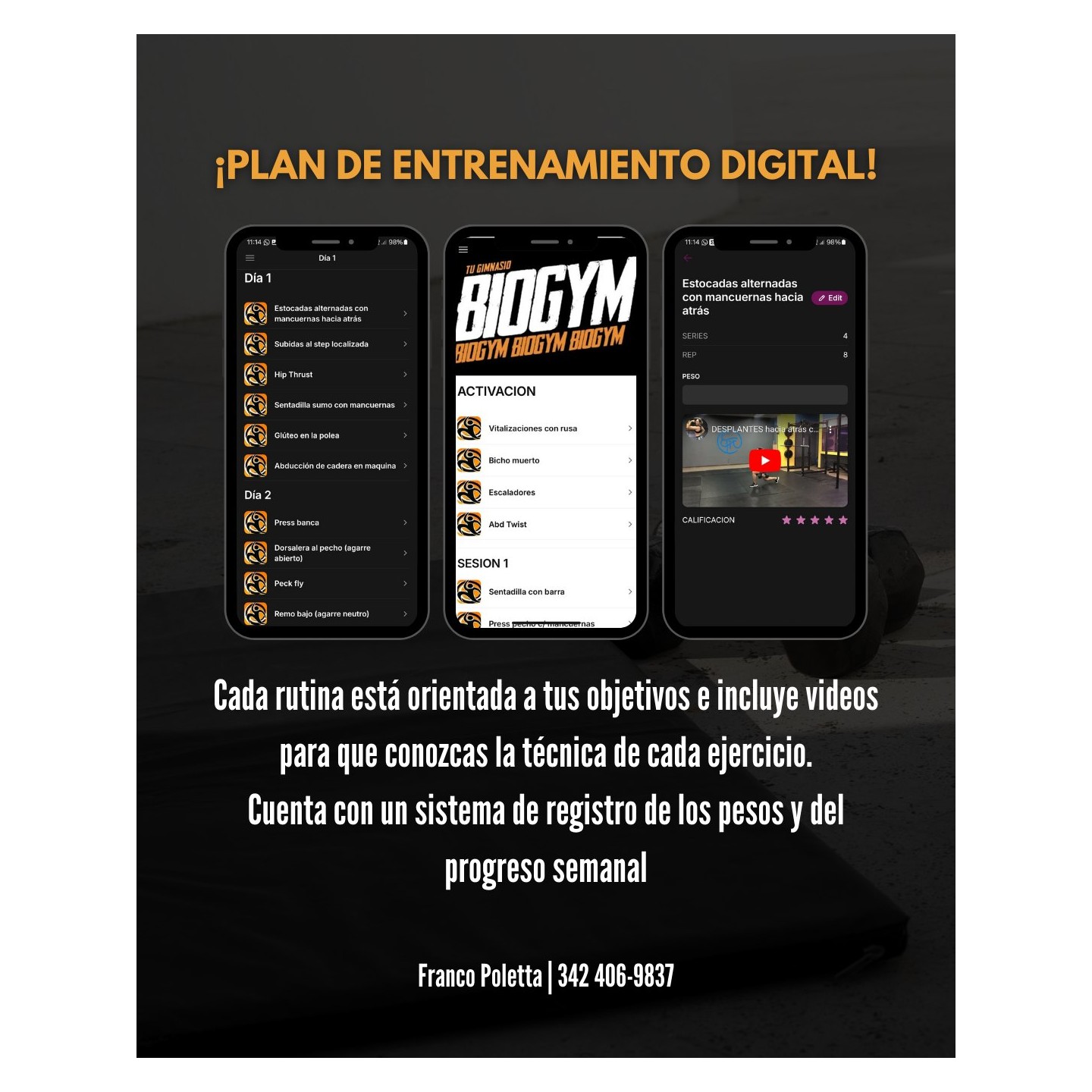 Plan de entrenamiento digital
