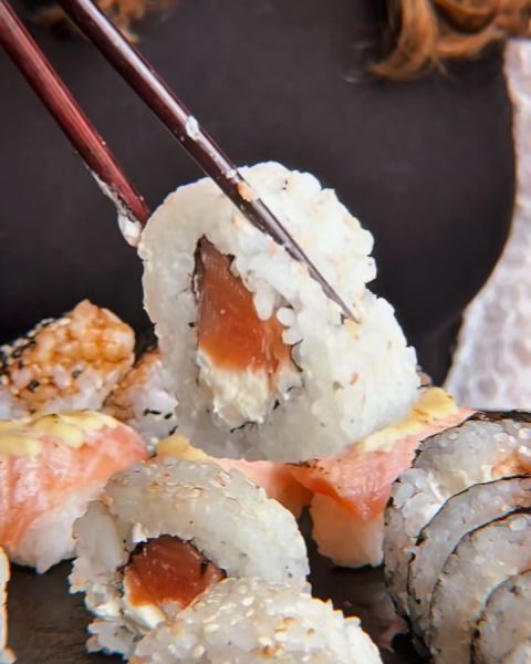 Sushi para delivery o take away