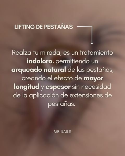 Lifting de pestañas