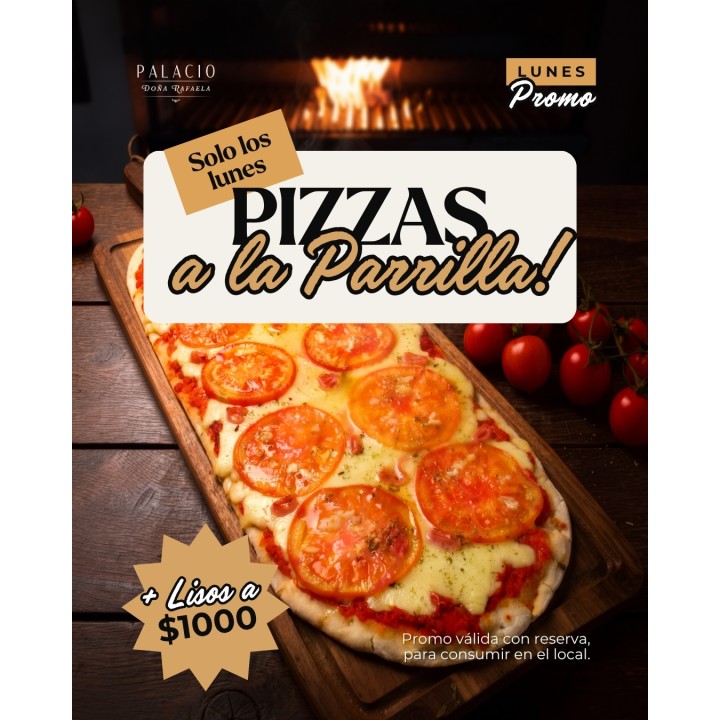 Pizza a la parrilla