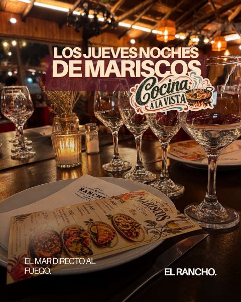 Menú de mariscos