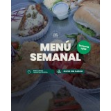 Viandas saludables con menú semanal