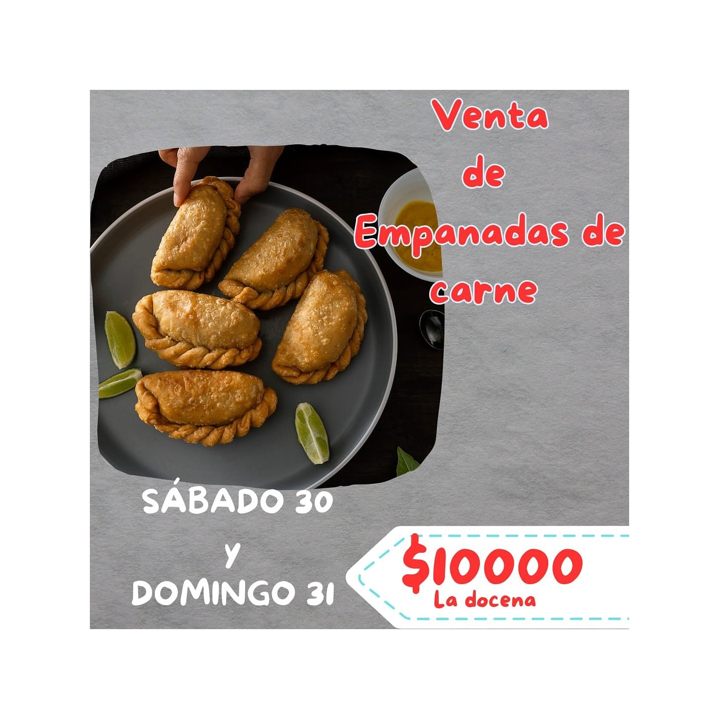 Empanadas caseras por docena