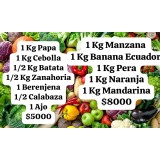Bolsones de frutas y verduras