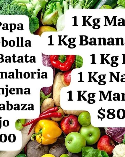 Bolsones de frutas y verduras