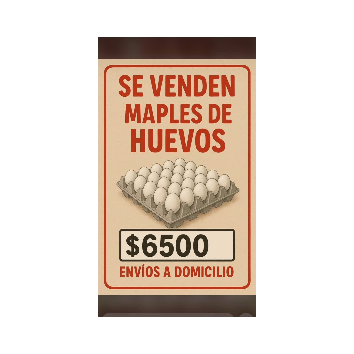 Maples de huevos