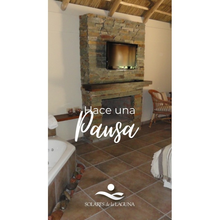 Cabañas equipadas con piscina climatizada
