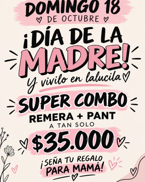Combo remera + pant