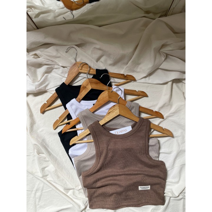Musculosa con aplique