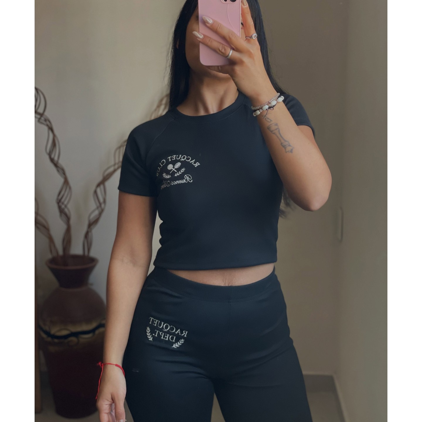 Set Clara: palazo + remera de morley