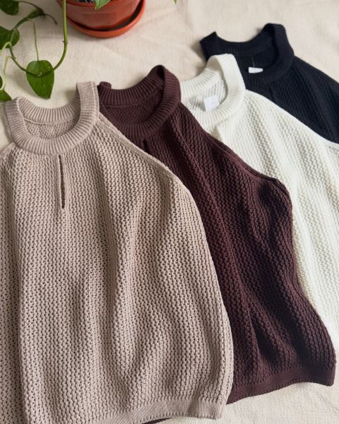 Musculosas y tops de hilo