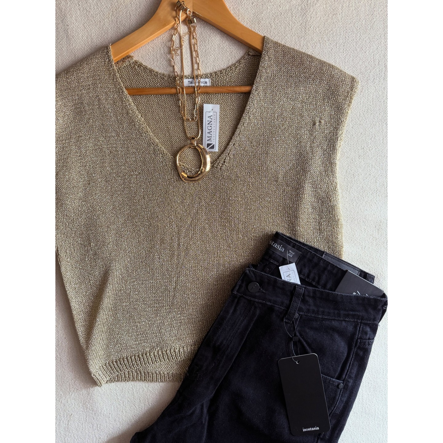 Musculosas y tops de hilo