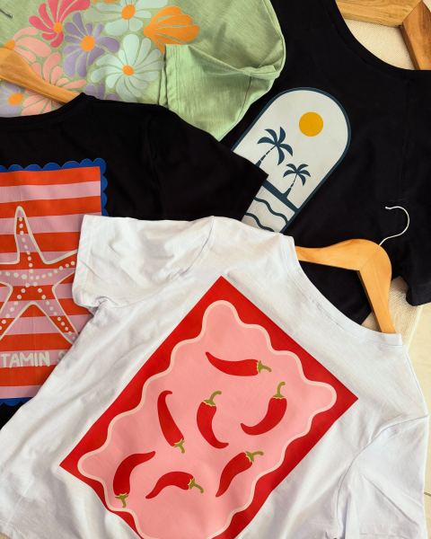 Remeras estampadas temporada SS27