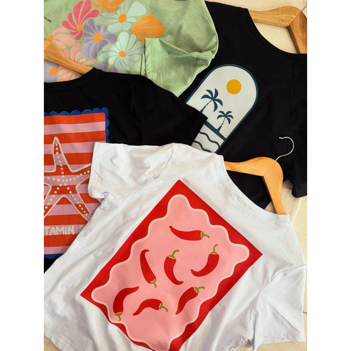 Remeras estampadas temporada SS27