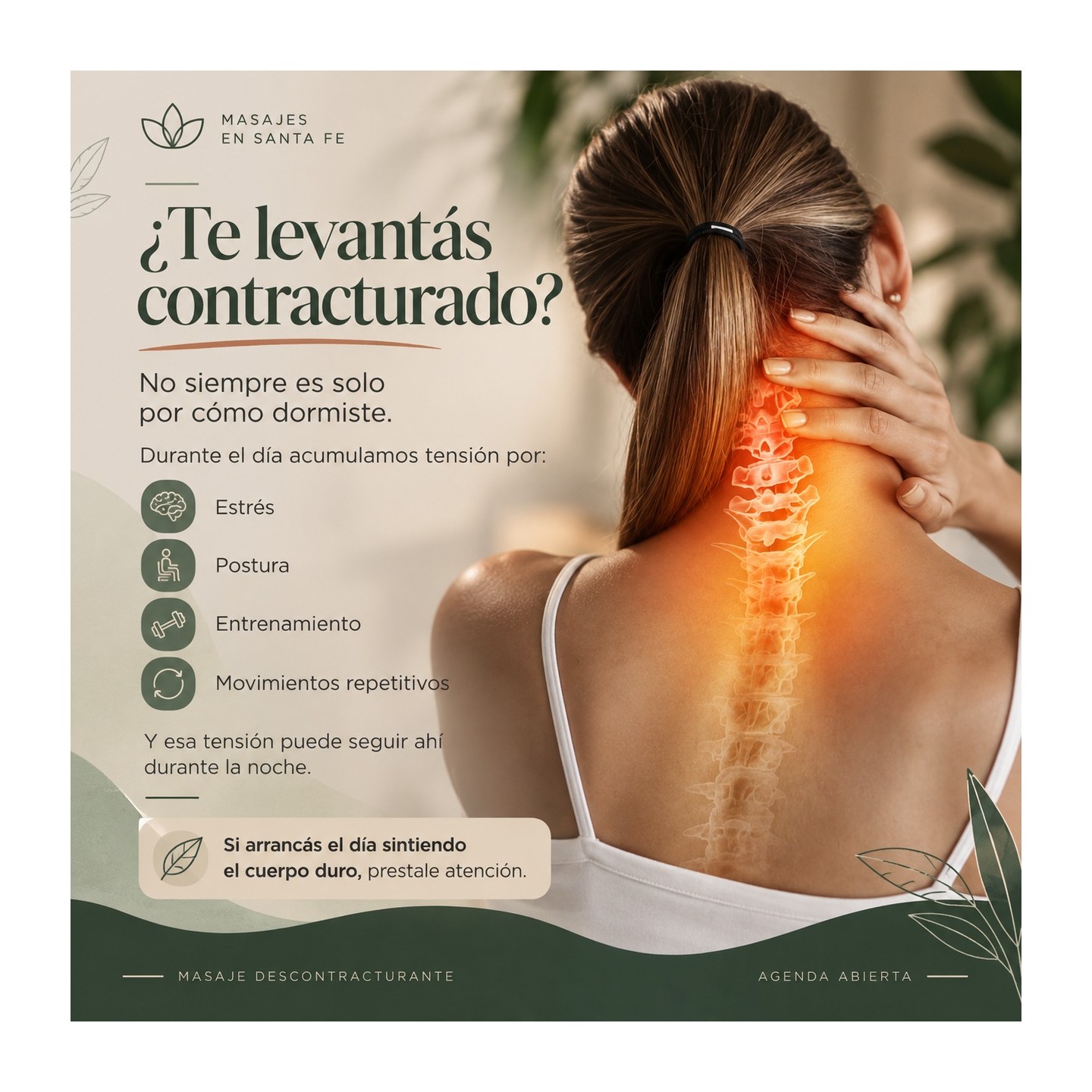 Masaje descontracturante