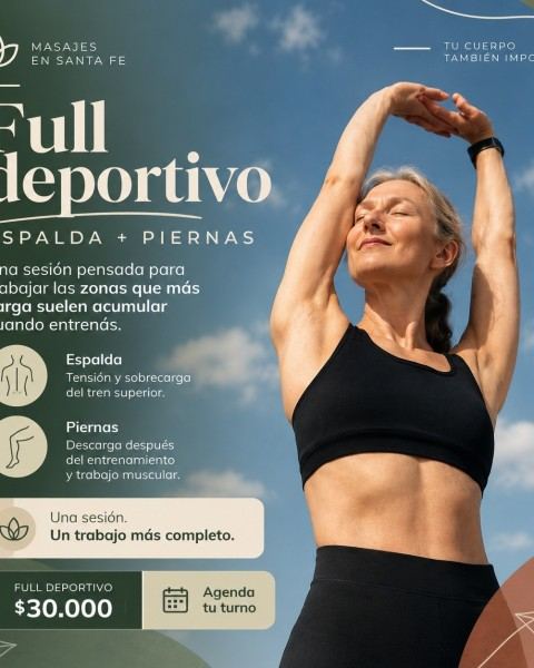 Full deportivo (espalda + piernas)