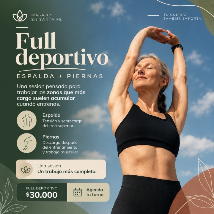 Full deportivo (espalda + piernas)
