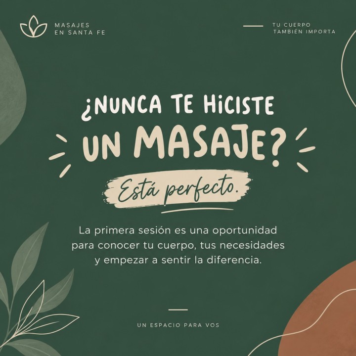 Primera sesión de masaje (a medida)