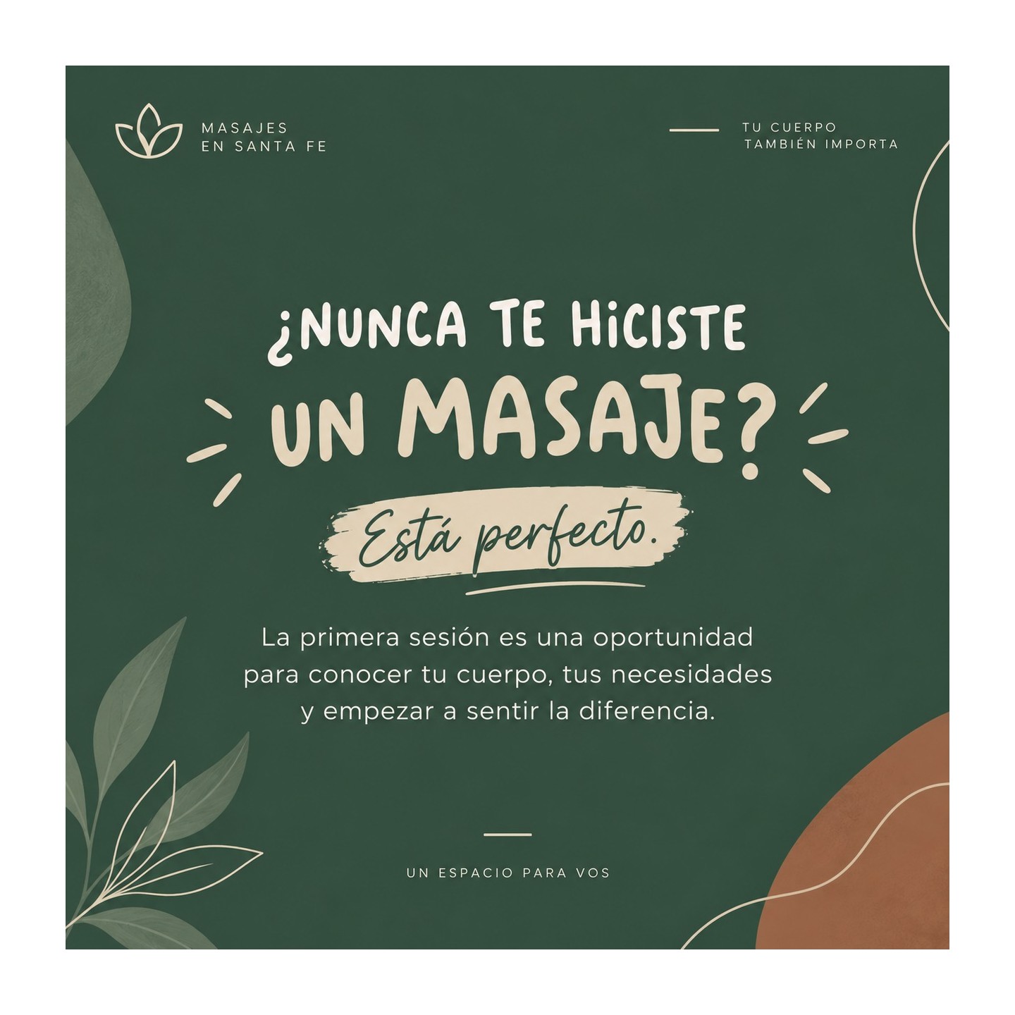 Primera sesión de masaje (a medida)