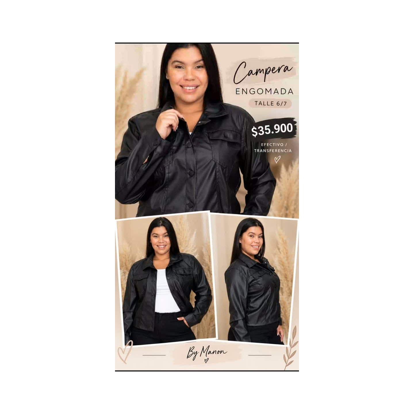 Campera engomada