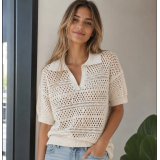 Remeras tejidas de hilo