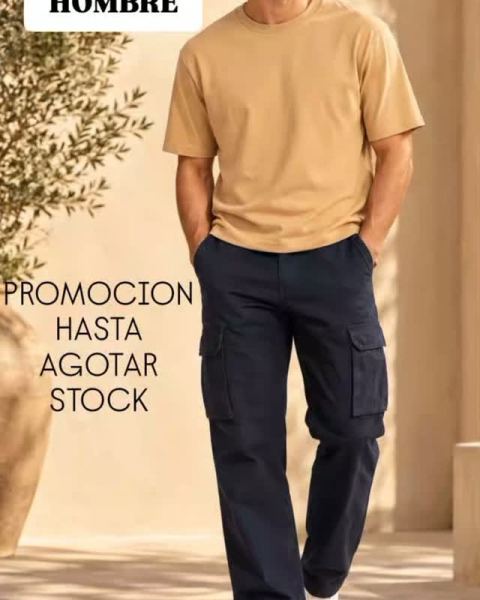 Combo remera waffle + cargo importado