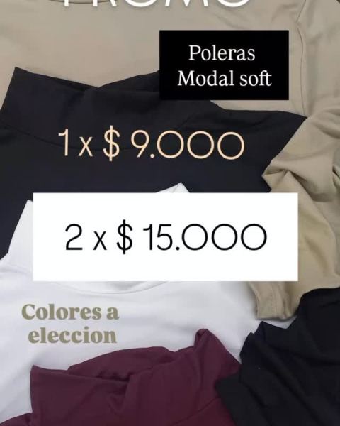 Media polera modal soft