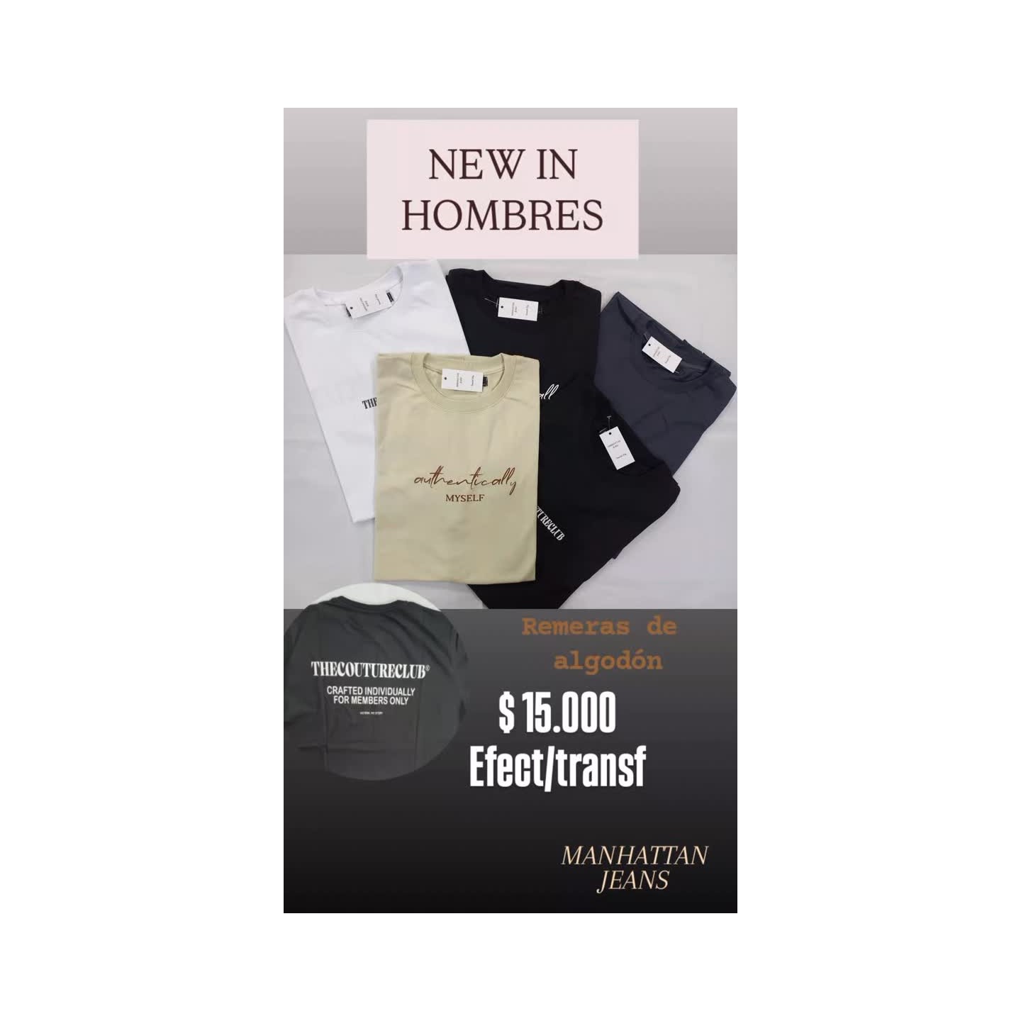 Remera de hombre doble estampa