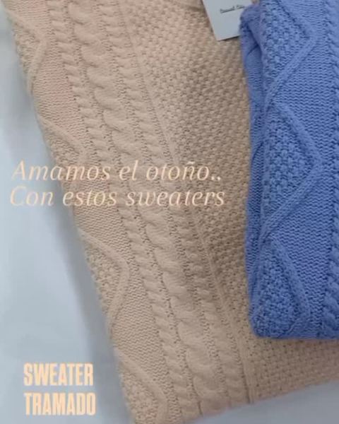 Sweater trenzado